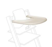 Plateau Stokke, Vanilla White - Compatible avec le Baby Set Tripp Trapp - Pratique et facile à nettoyer - Fabriqué en plastique sans BPA - Convient aux petits de 6 à 36 mois