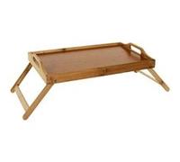 Plateau sur pieds en bambou 45 x 30 cm Beige G