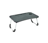 Plateau sur pieds en métal et MDF noir