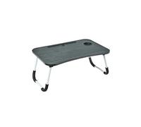 Plateau sur pieds en métal et MDF noir - Multifonction - Hauteur 28 cm x Largeur 60 cm x Profondeur 40 cm