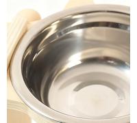 Plateau surélevé pour chats - Support en bois antidérapant incliné pour chats et chiens - Pour petits et moyens animaux domestiques