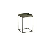 Plateau Table Basse Haute Olive Vert/Acier