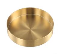 Plateau tendance en acier inoxydable parfait pour l'affichage et le rangement de bijoux (14 cm)