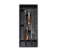 Plateau Thermoformé Rigide avec Composition d'Outils T91-25 Beta Tools Or