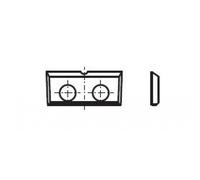 Plateau tournant 19 - 16x7x1,5mm a=7mm T04F 4 pcs.