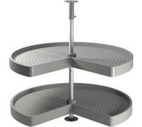 Plateau tournant 2 niveaux pour module de cuisine Shelvo Pour module de 80 cm Gris G