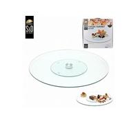 CMP Campagnolo Plateau Home Deco Factory Verre tournant Transparent 45 x 45 cm