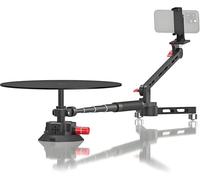 Plateau tournant à 360 degrés avec bras réglable et base ventouse pour photographie de produits professionnels