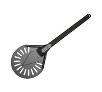 Plateau tournant à pizza - Spinner à pizza perforé pour four à pizza | Pelle à pizza tournante avec poignée en métal haute résistance