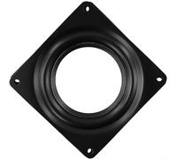 Plateau tournant à roulement en métal robuste pour chaises de bureau ou de bar pivotant à 360 degrés (10,2 cm)