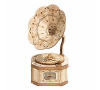 Plateau Tournant Antique De Puzzle 3d En Bois Robotime