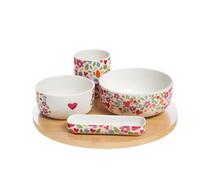 Plateau tournant apéritif 4 bols Amor Amadeus