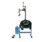 Plateau Tournant De Soudage 30KG, Positionneur Rotatif Avec Mandrin Tour Et Support Torche Pneumatique, Trou Central Haute PréCision De Positionnement(Center hole 65mm)