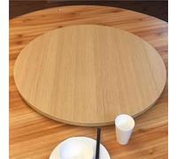 Plateau Tournant de Table en Bois, Lazy Susan Rond pour Table à Manger, Rotation 360° Fluide, Plateau de Service Résistant à la Chaleur pour Dîners de Famille et Banquets(Wood Color,100cm (40 in))