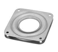 Plateau Tournant de Table Rotatif 360 Degrés, Lazy Susan Carré, Roulement Robuste pour Chaises de Meubles et Bureau