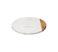 Secret de Gourmet - Plateau Tournant Design "Geom" 30cm Blanc Blanc G