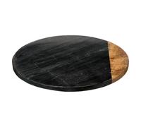 Plateau Tournant Design "Geom" 30cm Noir