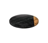 Secret de Gourmet - Plateau Tournant Design "Geom" 30cm Noir Noir G