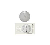 Plateau tournant diametre 280 mm 49PM010 pour Micro-ondes DAEWOO NEFF PANASONIC SIEMENS