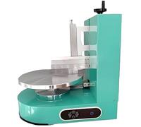 Plateau tournant électrique pour gâteau de 4 à 12 pouces, épandeur automatique de crème à gâteau et lisseur avec grattoir réglable, machine de décoration de crème au beurre pour glaçage de gâte green
