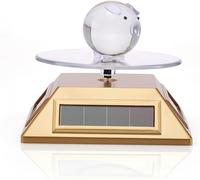 Plateau tournant électrique, support rotatif à 360°, présentoir à bijoux, pour montre, téléphone, bijoux, doré