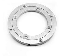 Plateau tournant en Alliage d'aluminium Robuste avec roulement à roulement Rond pour Salle à Manger Plateau pivotant Lisse pour Table de Servir, présentoirs de foires commerciales