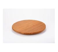 Plateau tournant en bambou - Marque - Modèle - Rond - Diamètre 35 cm