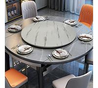 Plateau tournant en bois pour table de dîner - Plateau de service rond pour un partage facile, parfait pour les fêtes et les réunions de famille