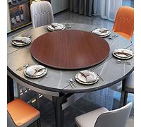 Plateau tournant en bois pour table tournante, plateau de service rond, centre de table, plateau rotatif polyvalent pour un service et un divertissement faciles