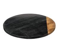 JJA Plateau tournant Design « Geom » 30 cm Noir