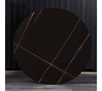 Plateau tournant en marbre - Grande assiette de service Lazy Susan pour salle à manger, tartes et fêtes, 80-100 cm