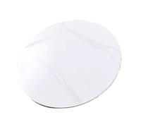 Plateau tournant en plastique à noyau rotatif à 360 °, plaque tournante lisse, épaissie et robuste, diamètre de 50 à 100 cm - Plateau tournant for table à manger à la maison(Snow White,90*90*1.2cm)