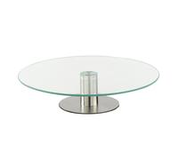 PLATEAU TOURNANT EN VERRE 30CM