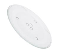 Plateau Tournant en Verre 31,5cm, pour Micro-ondes, la Cuisine | Compatibilité, Rotation Fluide et Régulière, Bords Arrondis, Nettoyage Facile, pour Réchauffer