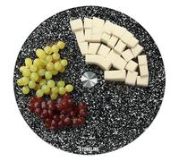 Plateau Tournant en Verre 32 cm | Noir