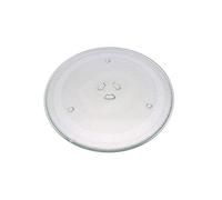 Plateau tournant en verre pour micro-ondes 255 mm compatible avec Samsung ME733K ME73A ME76V-BBH MG22M8074AT MG22M8274AT MS22M8054AK