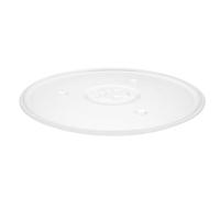 Plateau Tournant en Verre pour Micro-ondes, Rond, Blanc 27 CM | Plaque de Rechange à Trois Rainures, Pose Simple, Rotation Régulière, Usage Quotidien Cuisine