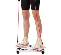 Plateau Tournant Fitness | Machine À Tourner La Taille Avec Bandes Élastiques,Équipement Anti-Dérapant Pour Sculpter Le Corps Femmes Hommes Adultes Ados Jambes Bras