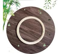 Plateau tournant for table à manger en bois massif (25, 30, 40, 50 cm)(Brown,16inch(40cm))