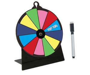 Plateau Tournant Fortune Spin - Cadran De Comptoir avec Base, Sélecteur De Récompense Filé À La Main, Accessoire D'événement Longue Durée, Équipement D'engagement du Public, Appareil