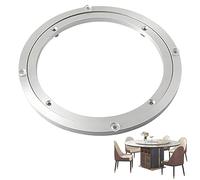 Plateau tournant Lazy Susan en aluminium, Plateau tournant à roulement billes Lazy Susan for table manger, présentoir gâteaux, sculpture, plusieurs tailles(45Cm)
