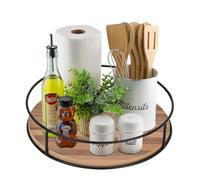 Plateau tournant Lazy Susan en bois