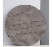 Plateau Tournant Lazy Susan En Bois, 60 80 90 100 Cm Plateau De Service Antidérapant, Organisateur De Table Rotatif Silencieux À 360° Pour Tables Rondes Et Carrées, Cuisine, Fête(Grey,80cm/32in)