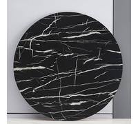 Plateau Tournant Lazy Susan En Bois, 60 80 90 100 Cm Plateau De Service Antidérapant, Organisateur De Table Rotatif Silencieux À 360° Pour Tables Rondes Et Carrées, Cuisine, Fête(Black,80cm/32in)