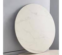 Plateau Tournant Lazy Susan En Bois, 60 80 90 100 Cm Plateau De Service Antidérapant, Organisateur De Table Rotatif Silencieux À 360° Pour Tables Rondes Et Carrées, Cuisine, Fête(White,80cm/32in)