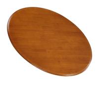 Plateau Tournant Lazy Susan en Bois, Base Pivotante Silencieuse, Plateau Universel Verni, for Bureau Debout Et Bureau À Domicile, Bricolage(Tea Color,60cm(24in))
