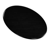 Plateau Tournant Lazy Susan en Bois, Base Pivotante Silencieuse, Plateau Universel Verni, for Bureau Debout Et Bureau À Domicile, Bricolage(Black,90cm(36in))