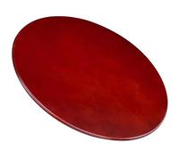 Plateau Tournant Lazy Susan en Bois, Base Pivotante Silencieuse, Plateau Universel Verni, for Bureau Debout Et Bureau À Domicile, Bricolage(Deep Red,70cm(28in))