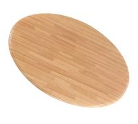Plateau Tournant Lazy Susan en Bois, Base Pivotante Silencieuse, Plateau Universel Verni, for Bureau Debout Et Bureau À Domicile, Bricolage(Wood Color,60cm(24in))