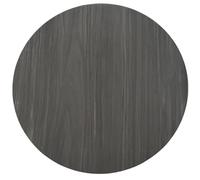 Plateau tournant Lazy Susan en pierre naturelle - Grand plateau rotatif à 360° avec tige en métal silencieux - Plateau de service en dalle de roche lisse pour comptoirs de cuisine et divertissement